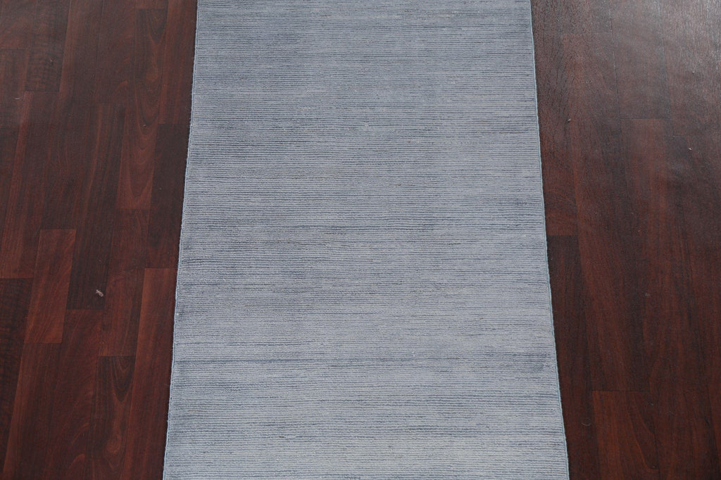 Modern Wool Gabbeh Kashkoli Oriental Runner Rug 3x7