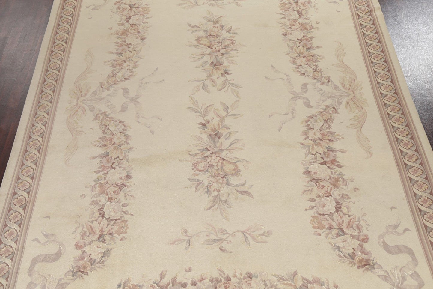 Handmade Wool/ Silk Aubusson Oriental Rug 10x14