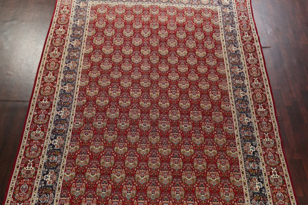 Vegetable Dye Red Tabriz Large Persian Rug 10x15