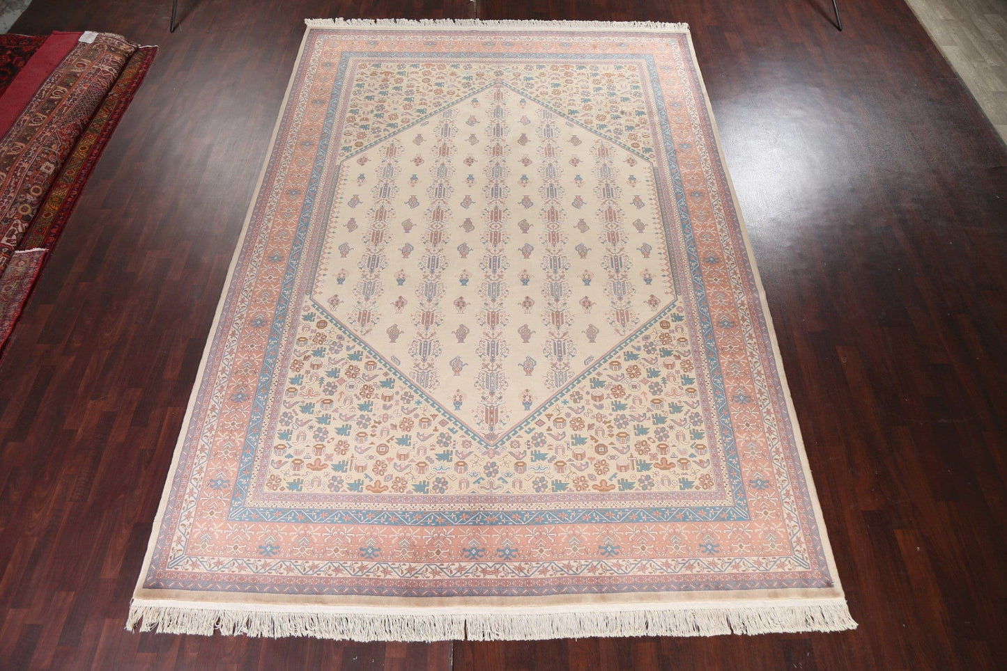 Large Vegetable Dye Art Deco Oriental Area Rug 10x14