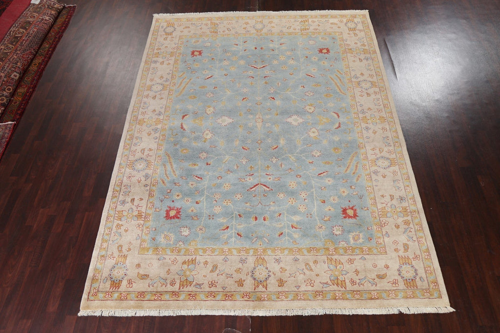 Vegetable Dye Wool Oushak Oriental Area Rug 9x12