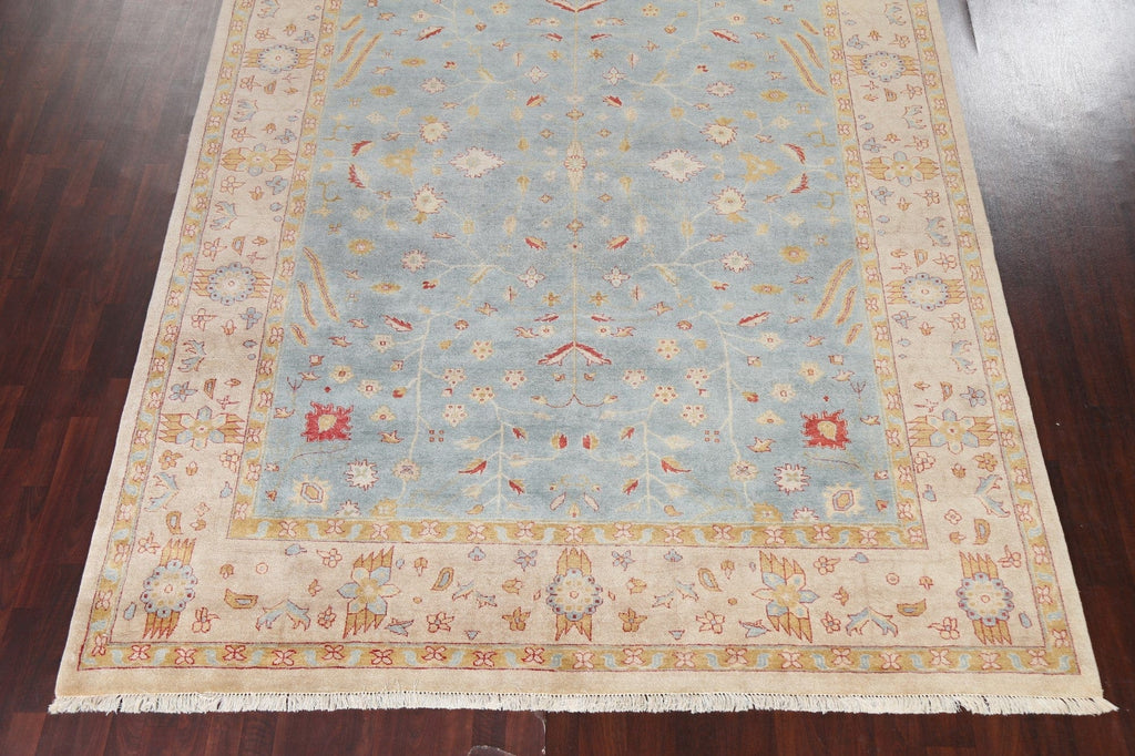 Vegetable Dye Wool Oushak Oriental Area Rug 9x12