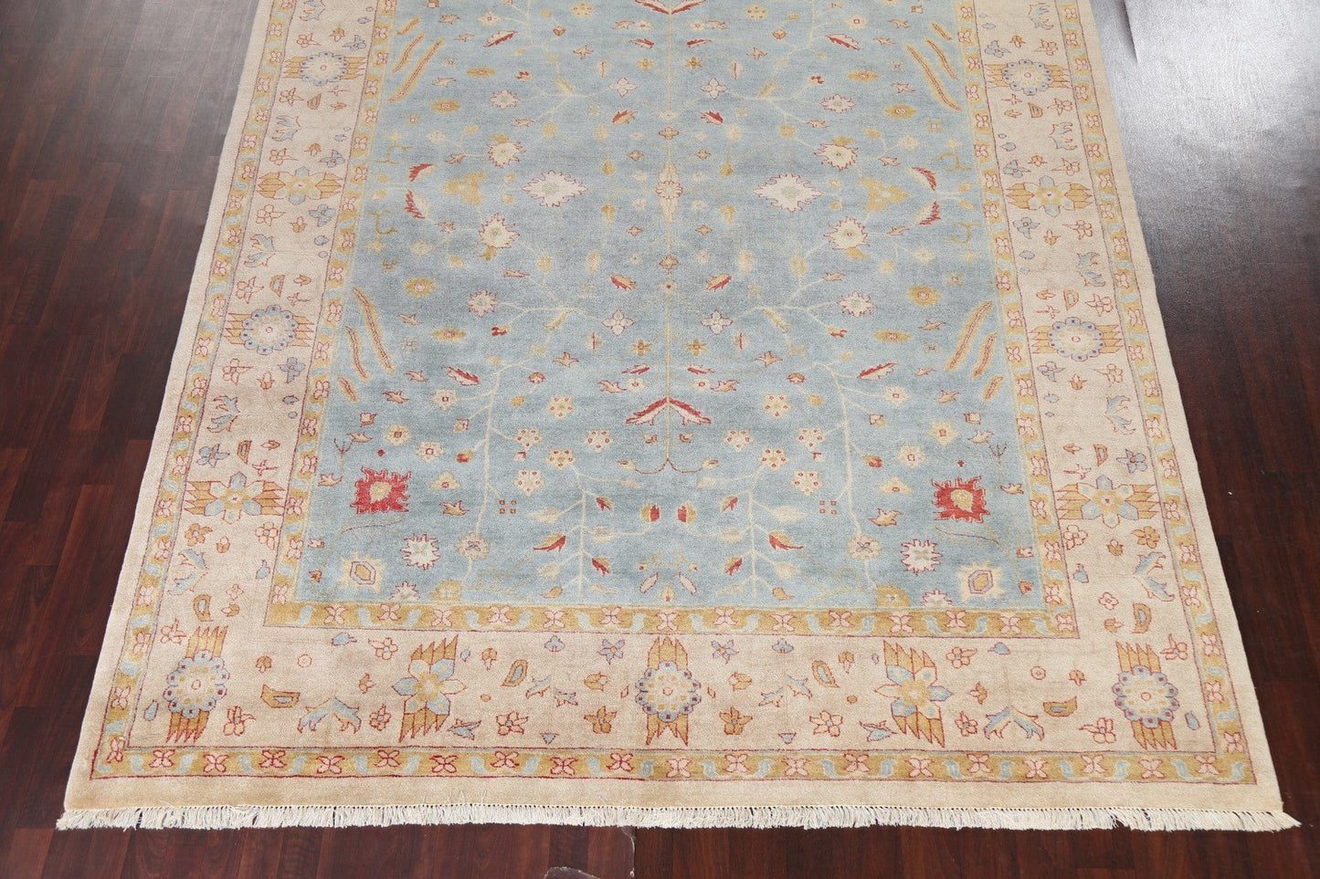 Vegetable Dye Wool Oushak Oriental Area Rug 9x12