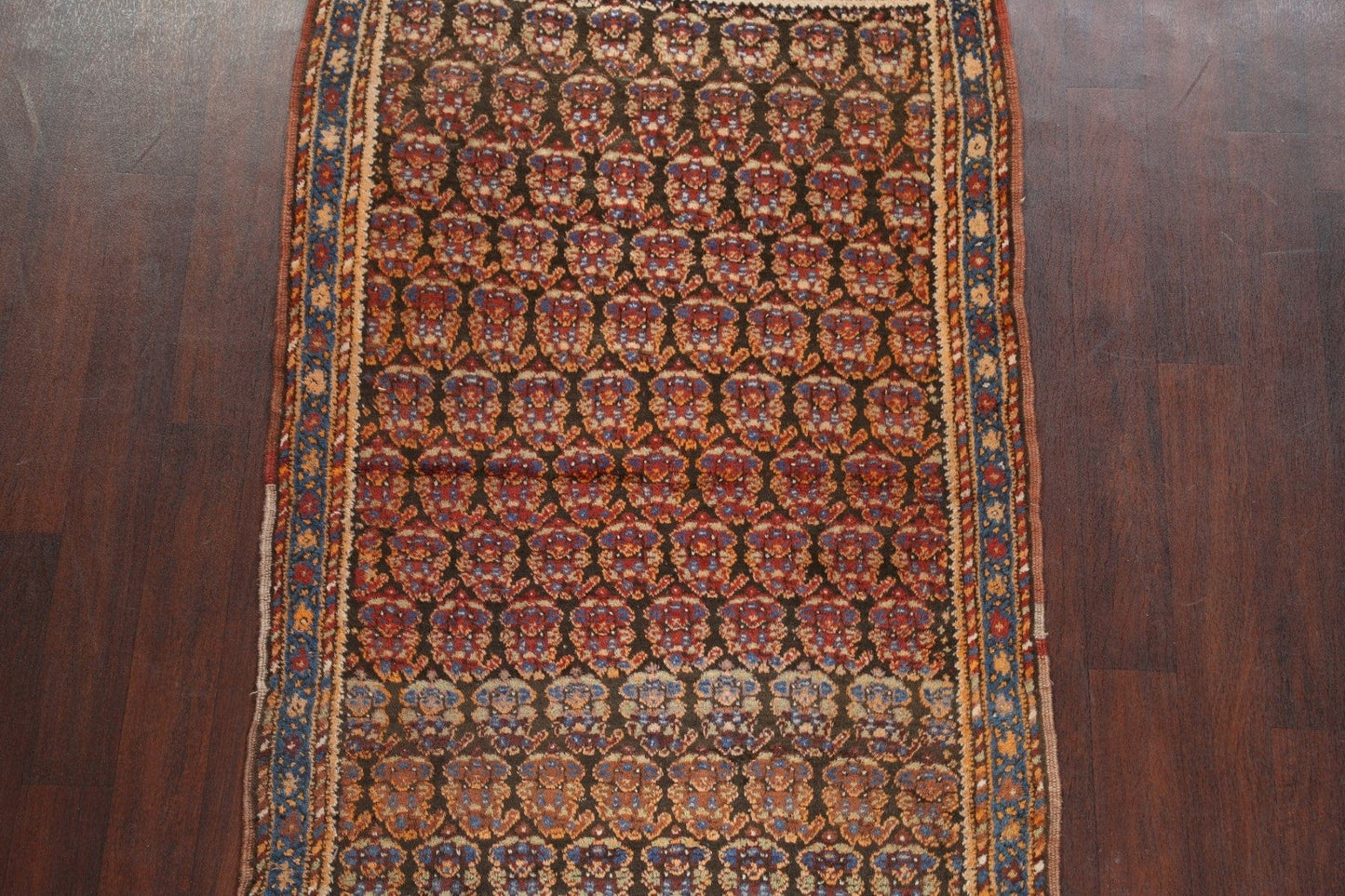 Antique Vegetable Dye Karabakh Oriental Area Rug 4x7