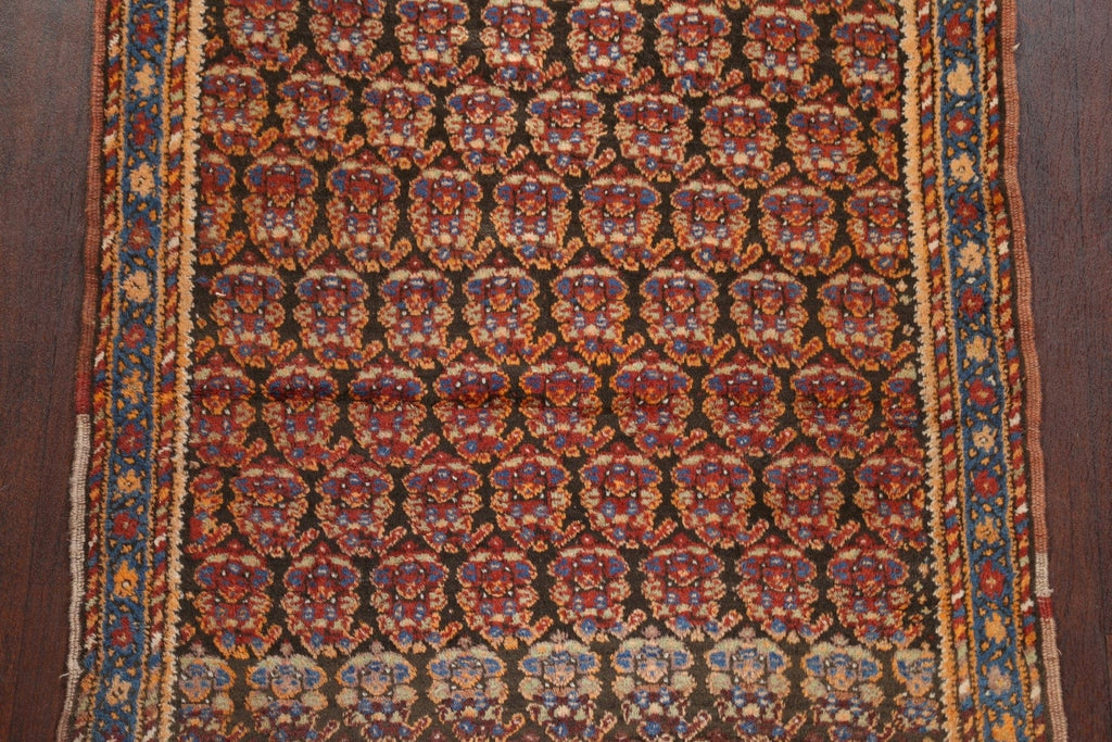 Antique Vegetable Dye Karabakh Oriental Area Rug 4x7