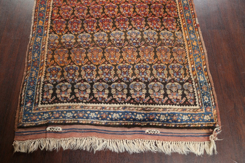 Antique Vegetable Dye Karabakh Oriental Area Rug 4x7