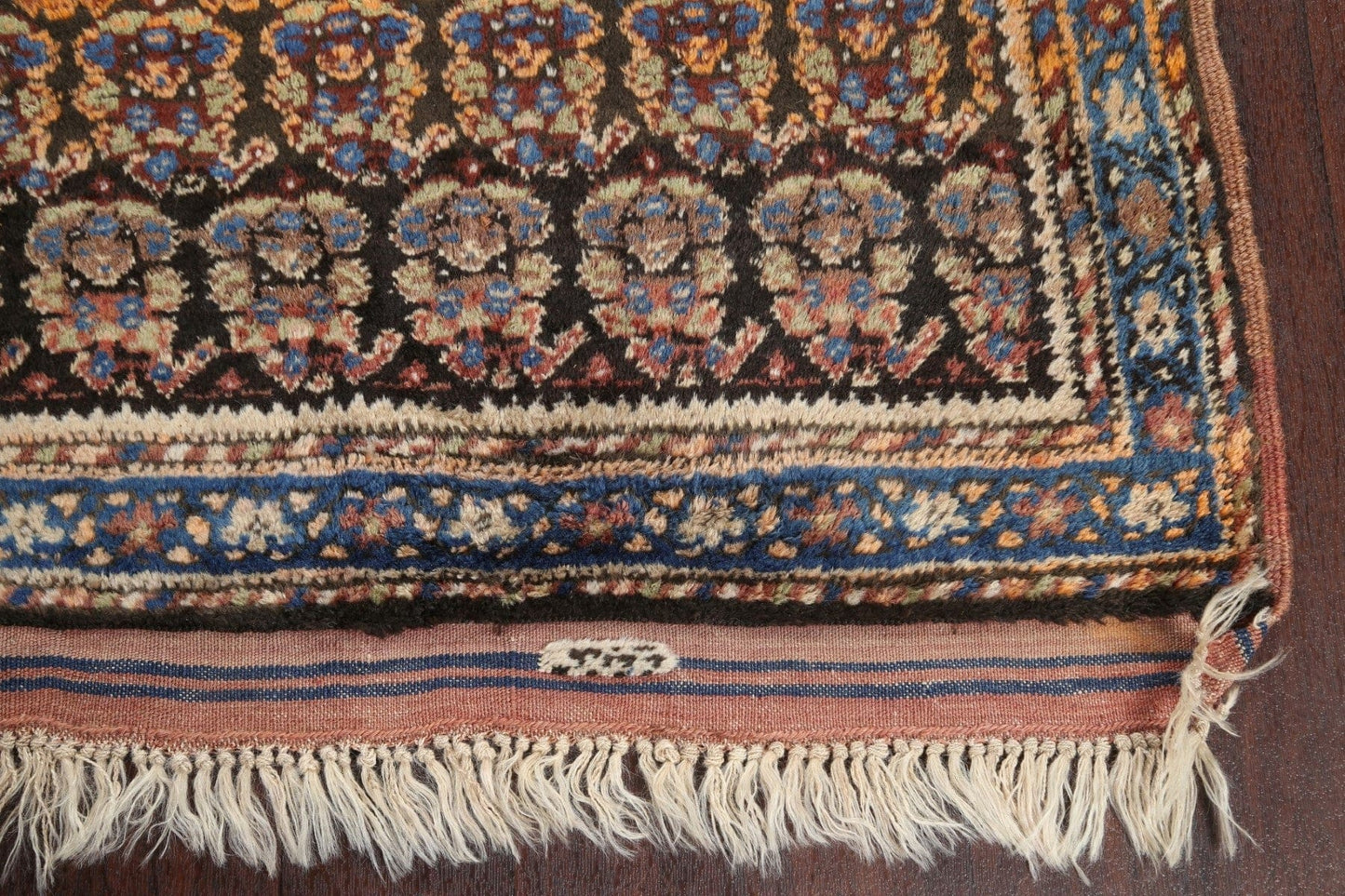 Antique Vegetable Dye Karabakh Oriental Area Rug 4x7