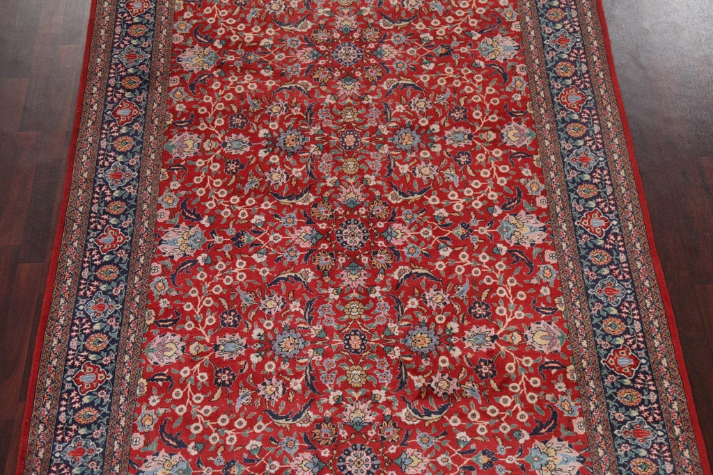 Vegetable Dye Red Hereke Handmade Turkish Rug 6x10