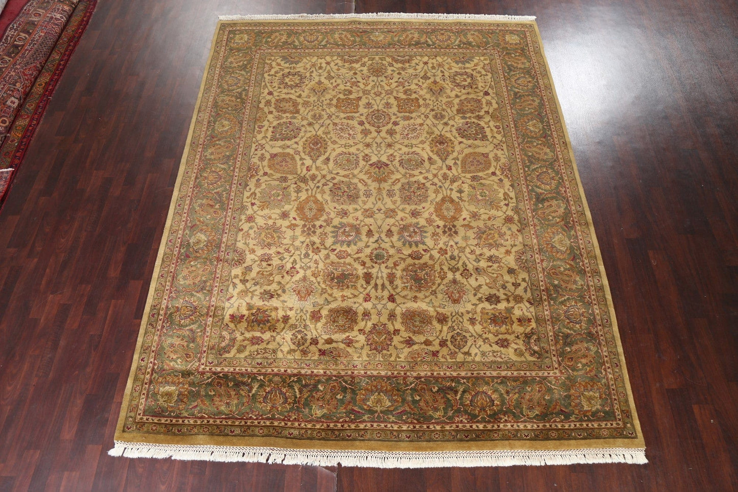 Floral Wool Agra Oriental Area Rug 9x12