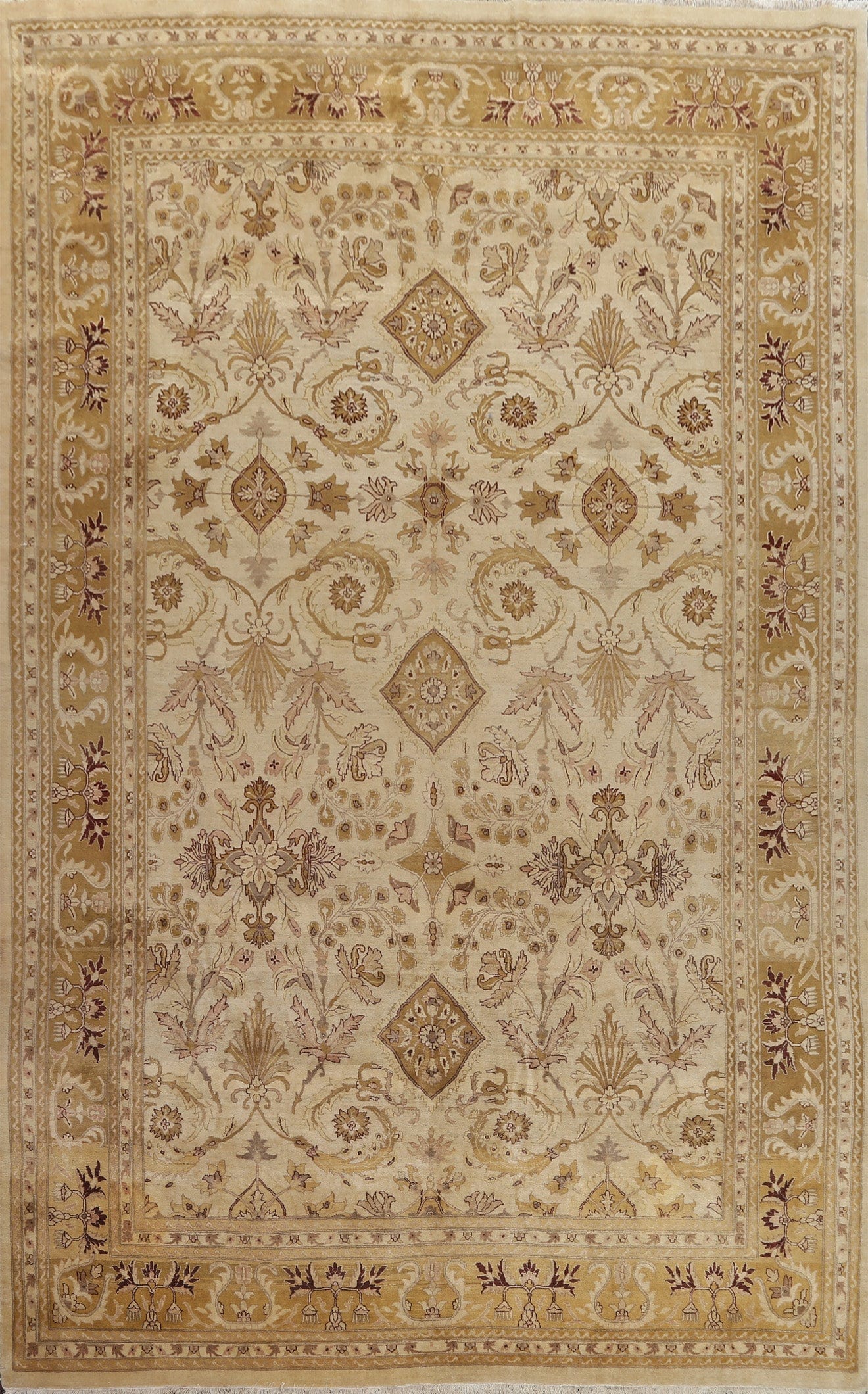 Vegetable Dye Agra Oriental Area Rug 10x14