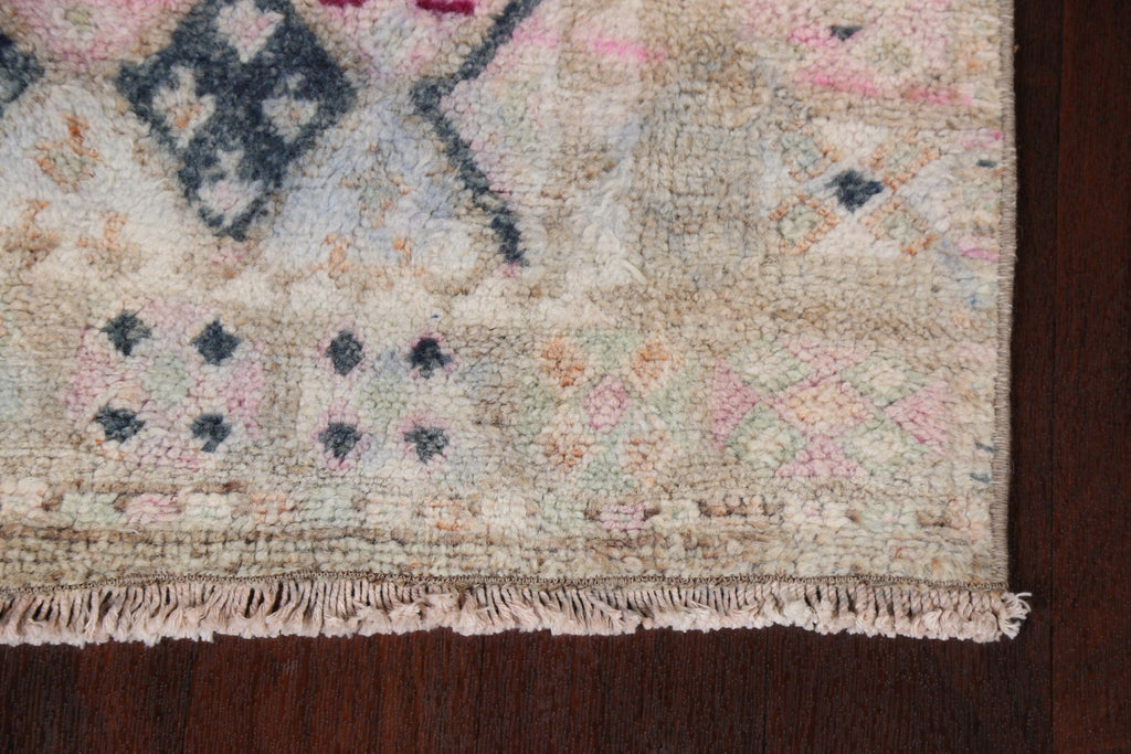 Antique Look Anatolian Turkish Runner Rug 3x16