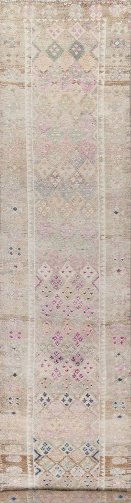 Antique Look Anatolian Turkish Runner Rug 3x16