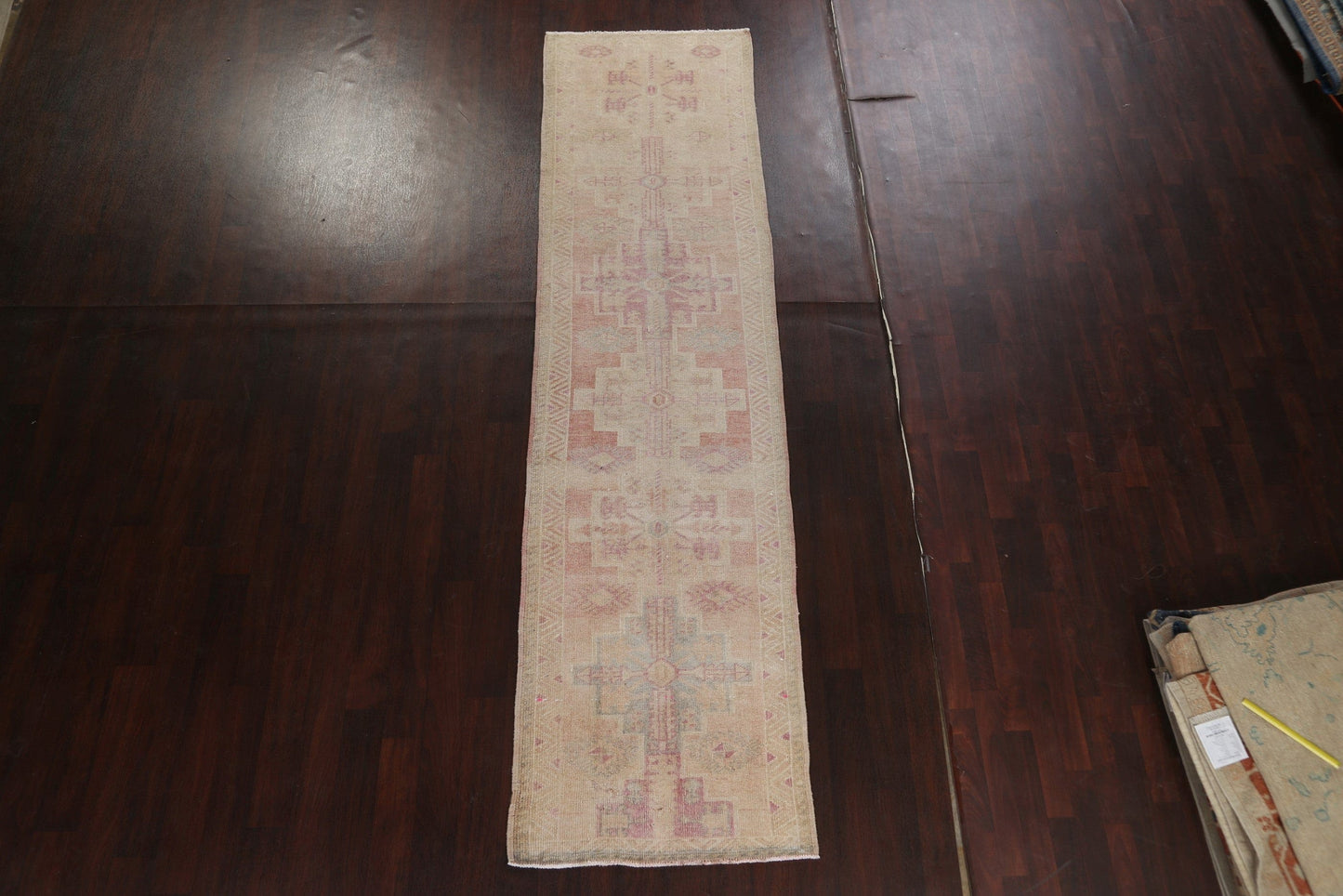 Antique Look Anatolian Turkish Runner Rug 3x12