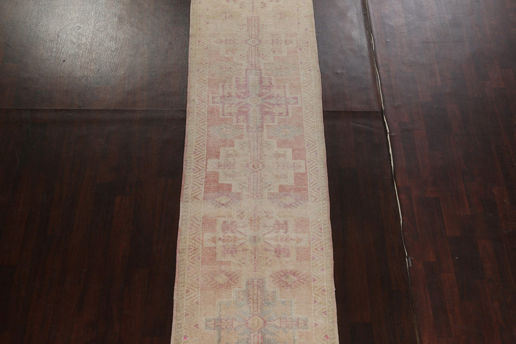 Antique Look Anatolian Turkish Runner Rug 3x12