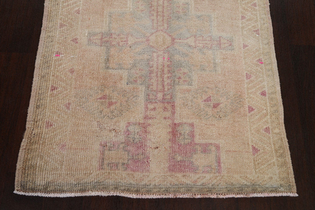 Antique Look Anatolian Turkish Runner Rug 3x12