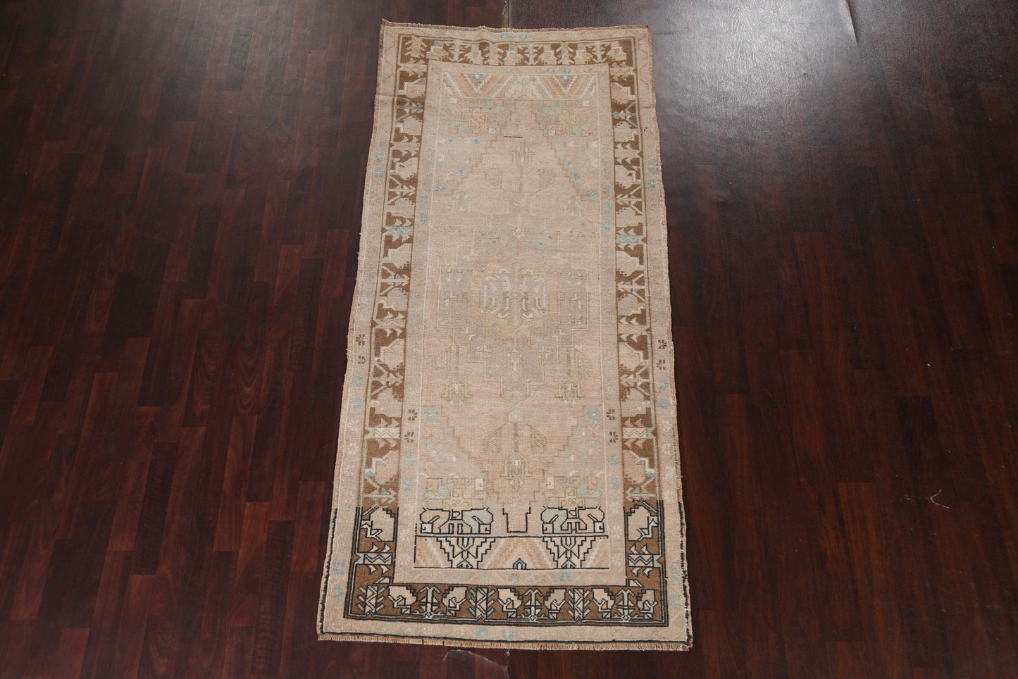 Antique Look Distressed Oushak Turkish Rug 4x8