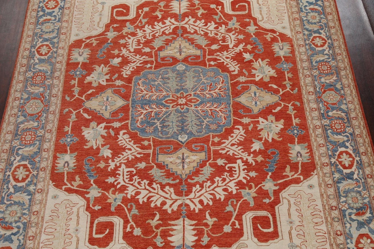 Vegetable Dye Heriz Serapi Oriental Area Rug 9x12