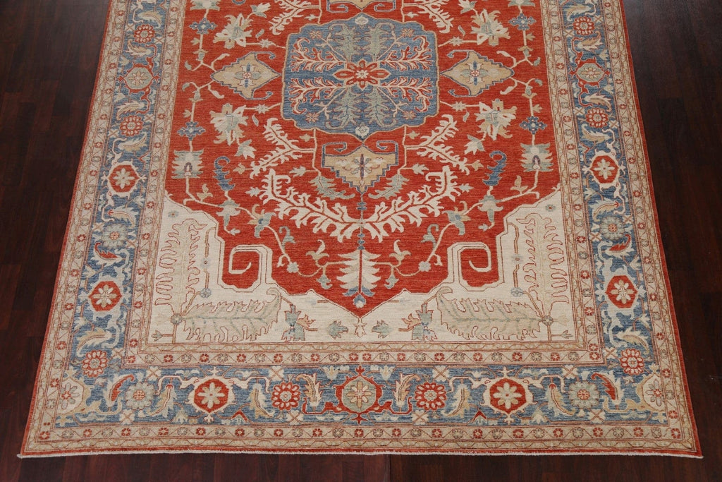 Vegetable Dye Heriz Serapi Oriental Area Rug 9x12