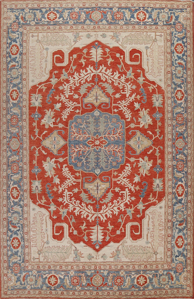 Vegetable Dye Heriz Serapi Oriental Area Rug 9x12