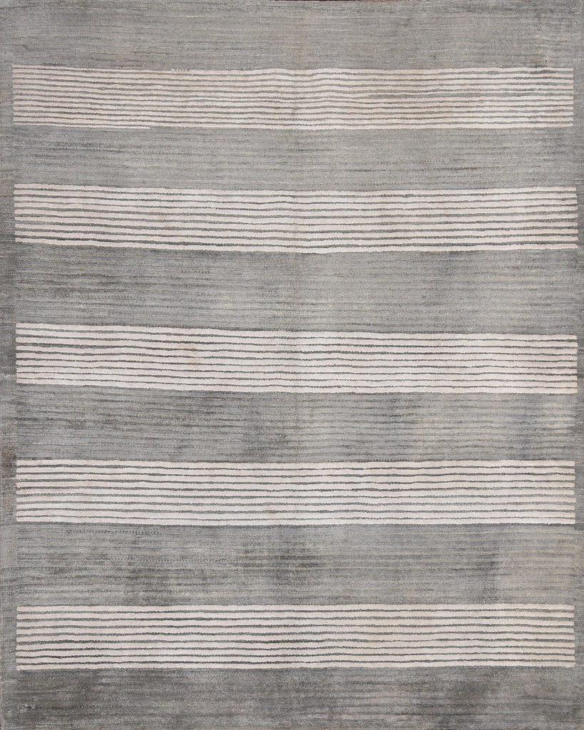 Striped Gabbeh Kashkoli Oriental Wool Rug 4x5