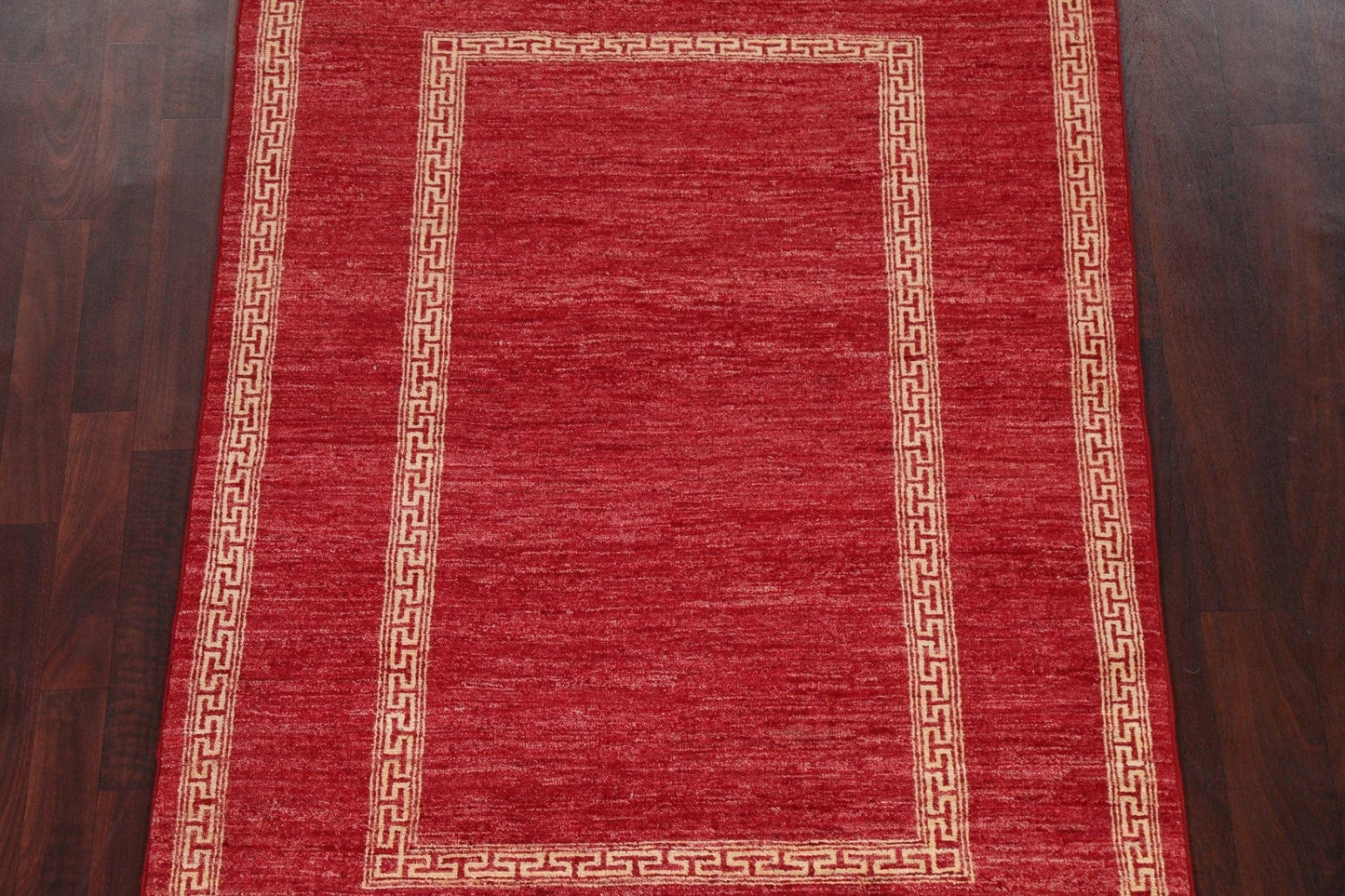 Red Wool Gabbeh Kashkoli Oriental Rug 4x6