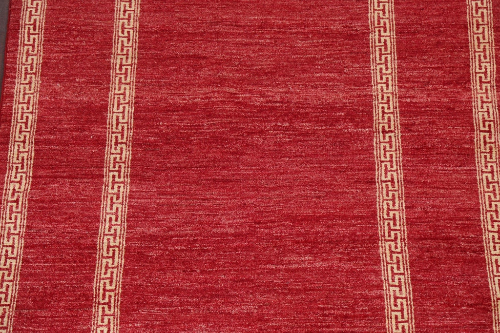 Red Wool Gabbeh Kashkoli Oriental Rug 4x6