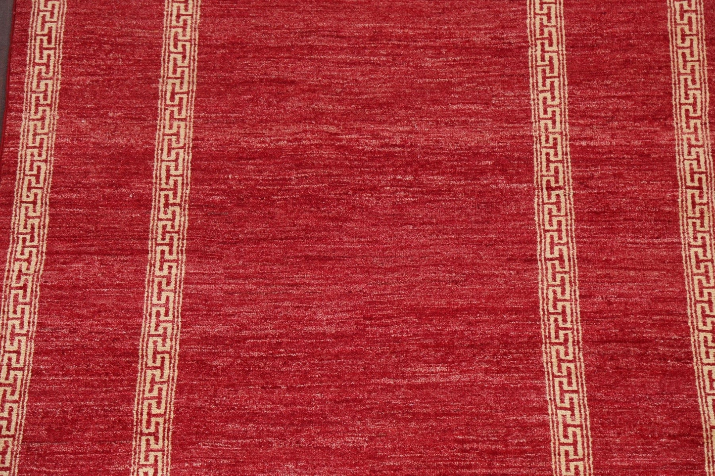 Red Wool Gabbeh Kashkoli Oriental Rug 4x6