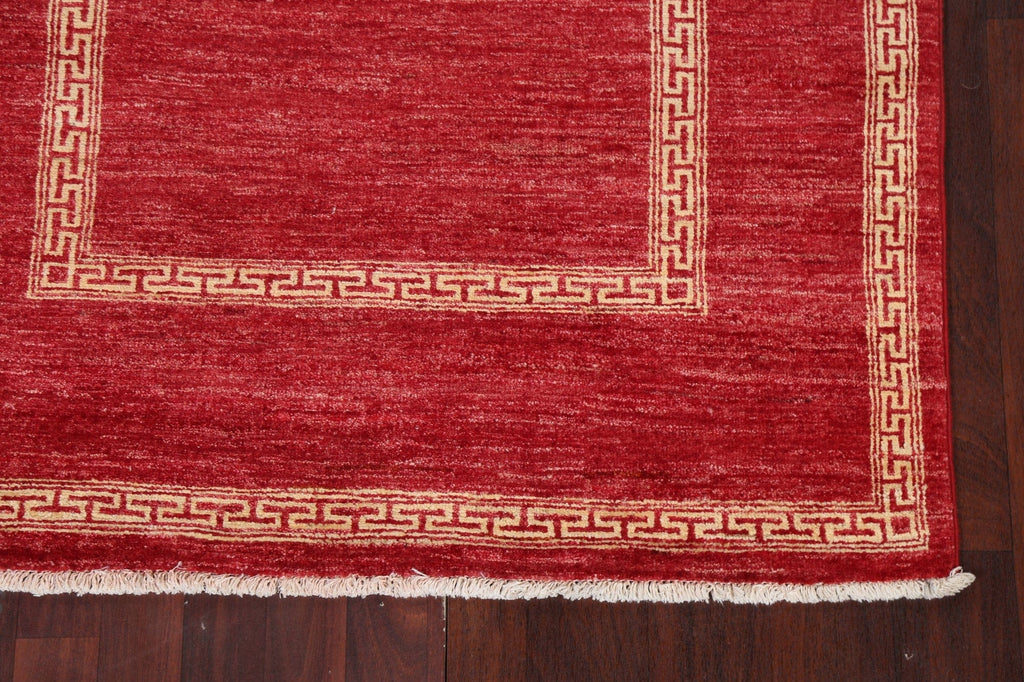 Red Wool Gabbeh Kashkoli Oriental Rug 4x6