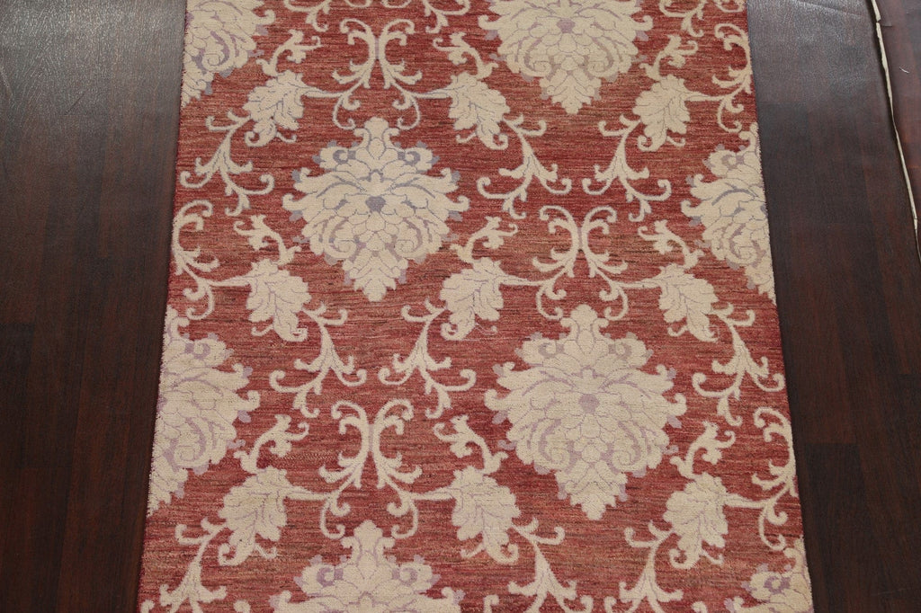 Vegetable Dye Chobi Peshawar Oriental Wool Rug 5x7