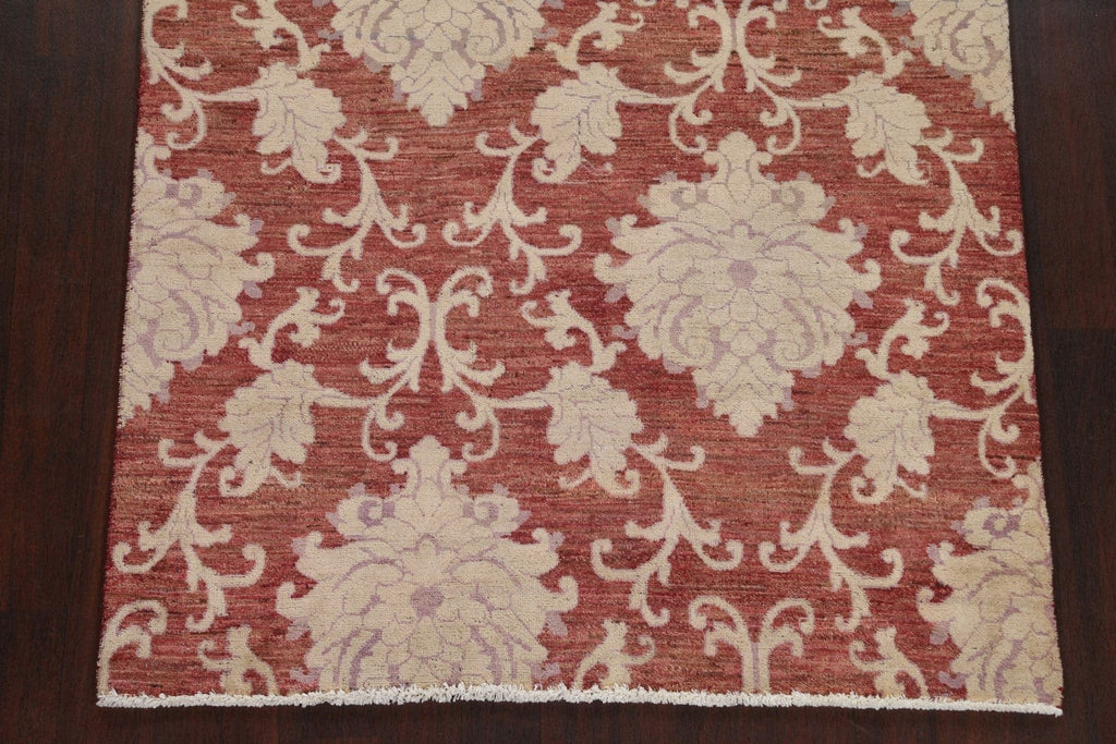 Vegetable Dye Chobi Peshawar Oriental Wool Rug 5x7