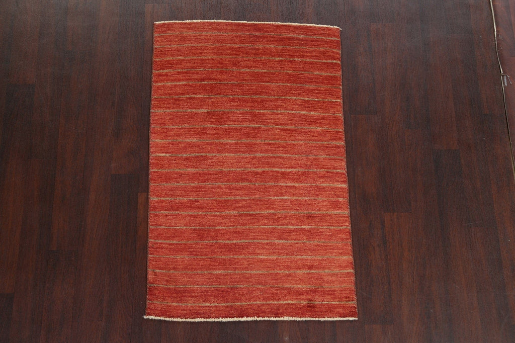 Striped Gabbeh Kashkoli Oriental Wool Rug 3x5