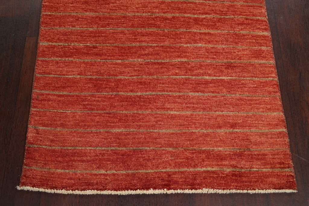 Striped Gabbeh Kashkoli Oriental Wool Rug 3x5