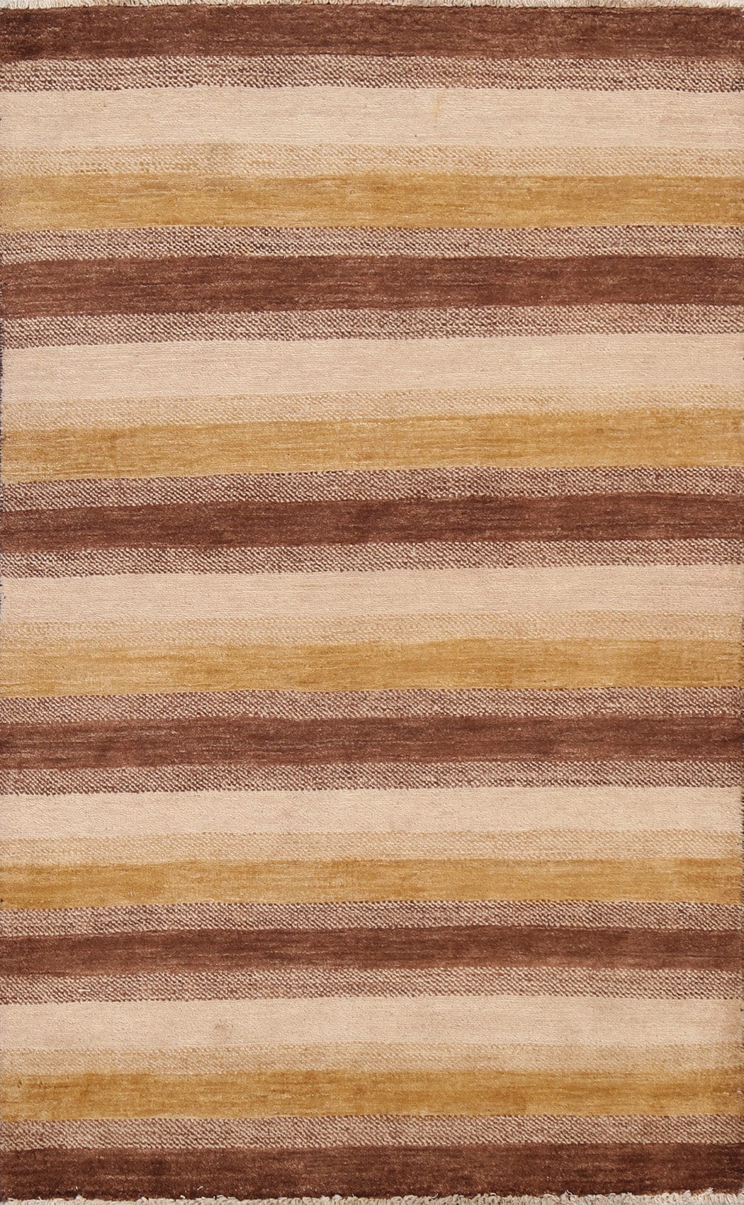 Striped Gabbeh Kashkoli Oriental Rug 3x5