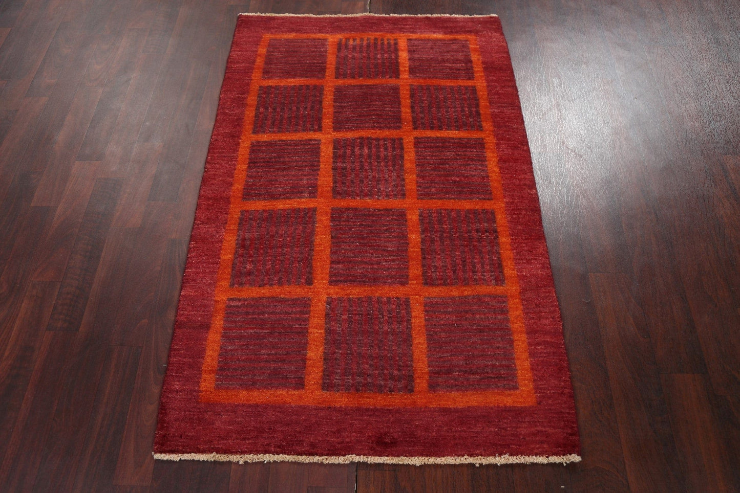 Handmade Gabbeh Kashkoli Oriental Rug 3x5