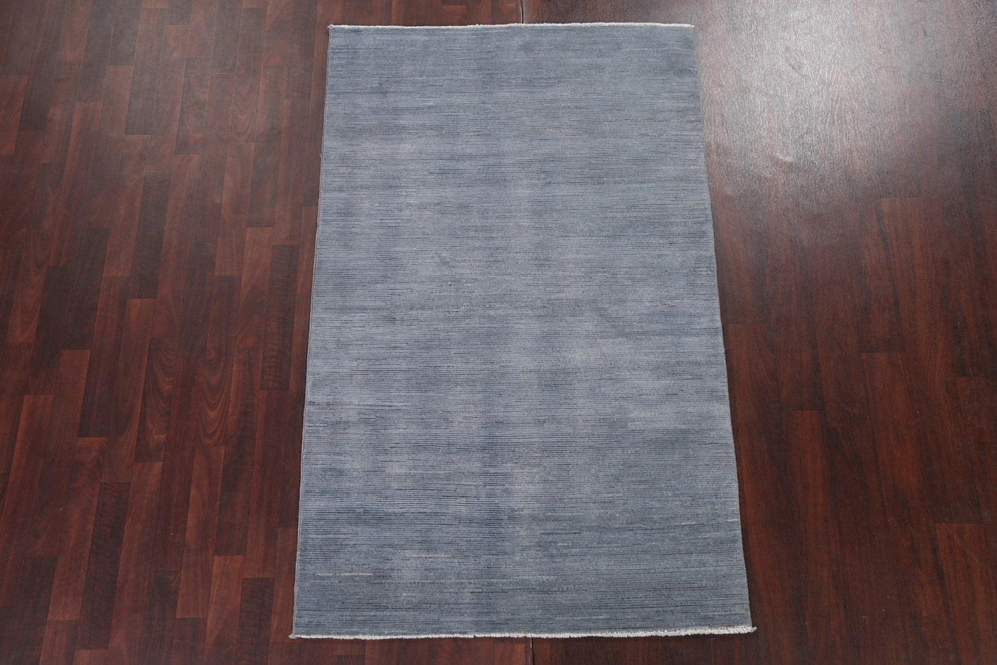 Silver Gray Wool Gabbeh Kashkoli Oriental Area Rug 4x6