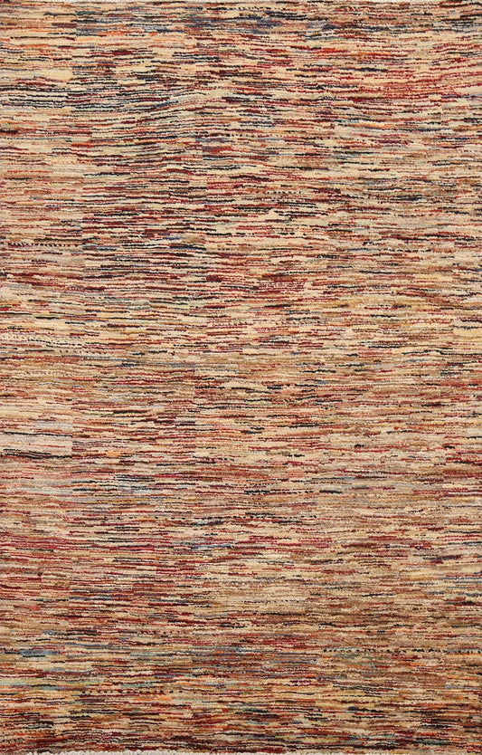 Contemporary Gabbeh Kashkoli Oriental Area Rug 4x6