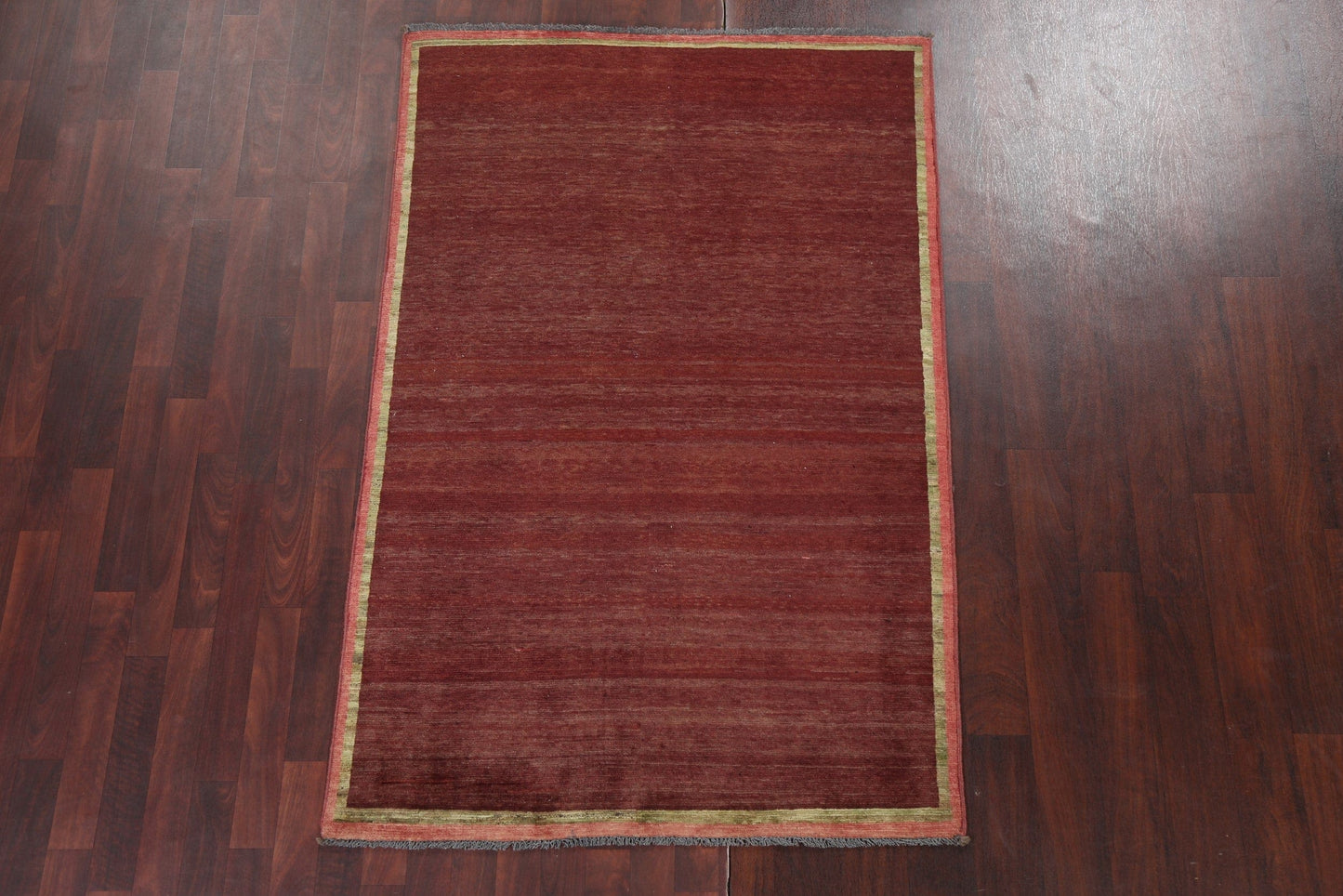 Hand-Knotted Gabbeh Kashkoli Oriental Area Rug 4x6