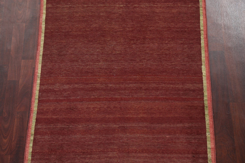 Hand-Knotted Gabbeh Kashkoli Oriental Area Rug 4x6