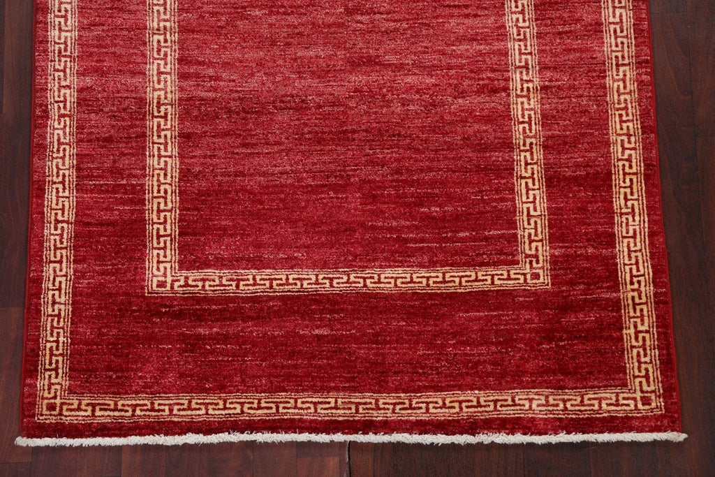 Red Wool Gabbeh Kashkoli Oriental Area Rug 4x6