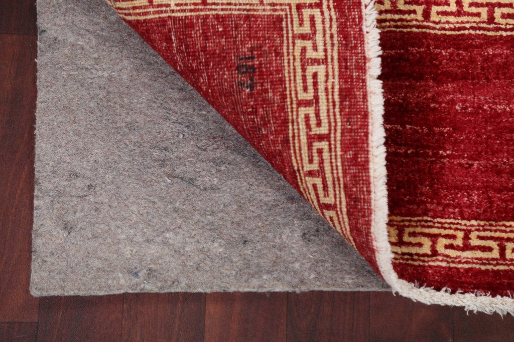 Red Wool Gabbeh Kashkoli Oriental Area Rug 4x6