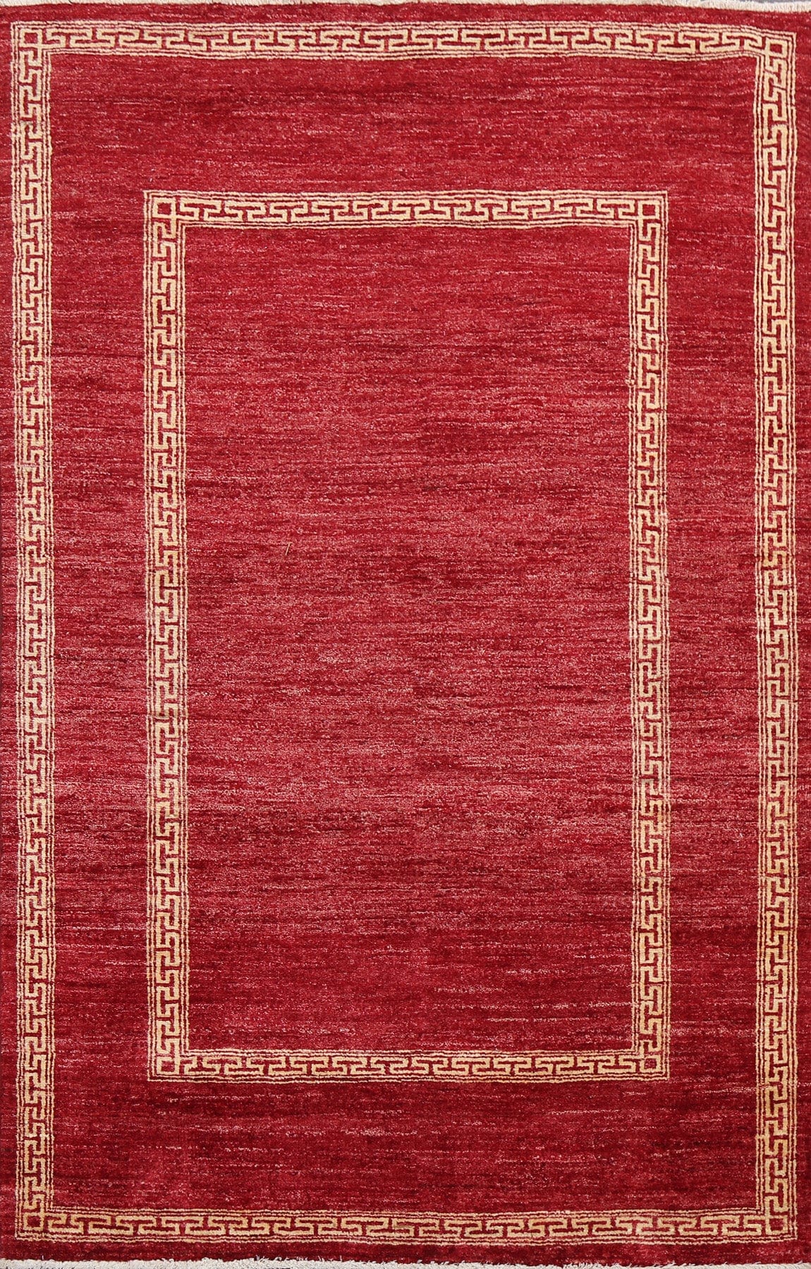 Red Wool Gabbeh Kashkoli Oriental Area Rug 4x6