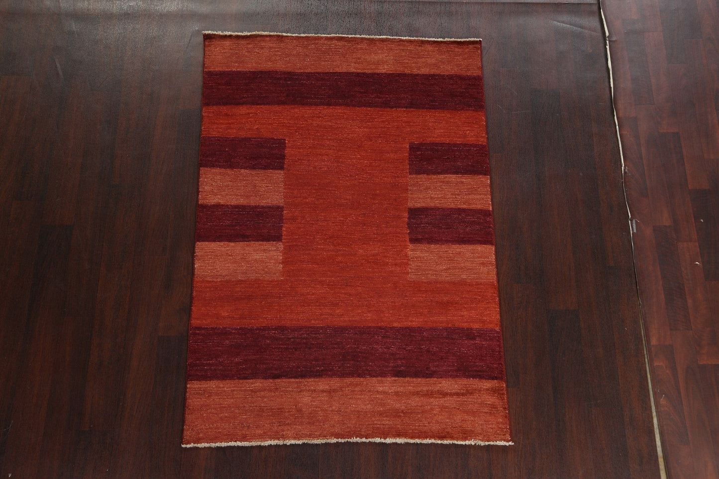 Red Wool Gabbeh Kashkoli Oriental Area Rug 4x6