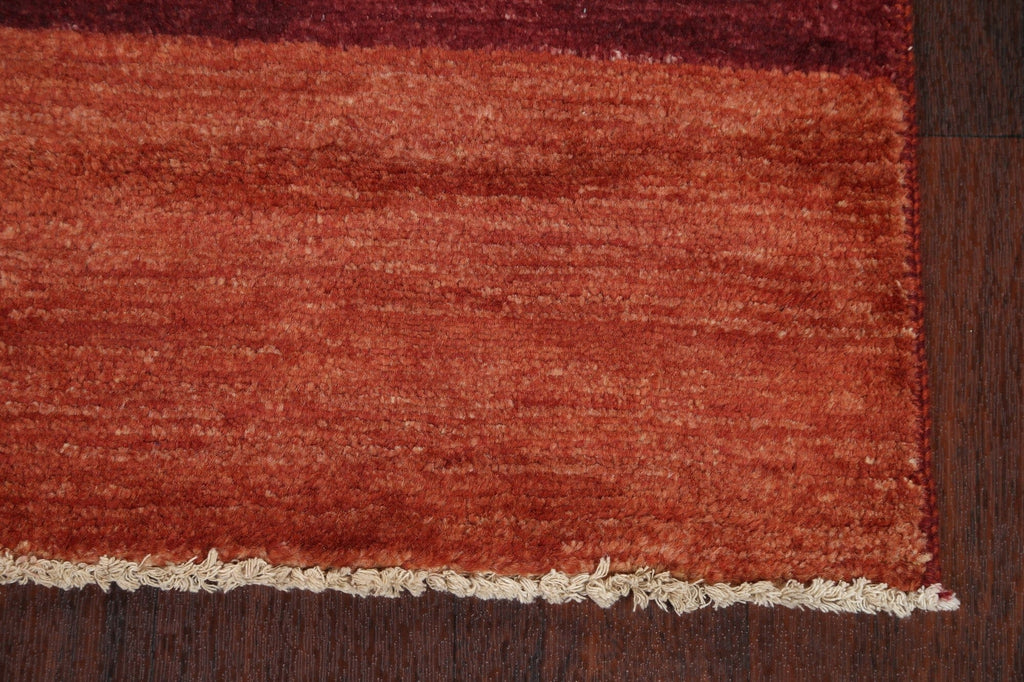 Red Wool Gabbeh Kashkoli Oriental Area Rug 4x6