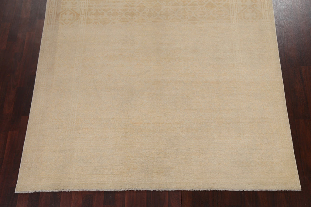 Vegetable Dye Muted Khotan Oriental Area Rug 7x10