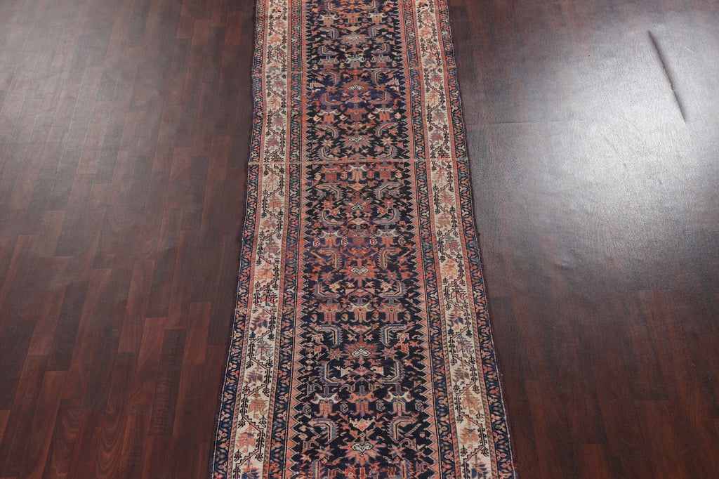 Antique Vegetable Dye Malayer Persian Runner Rug 3x17