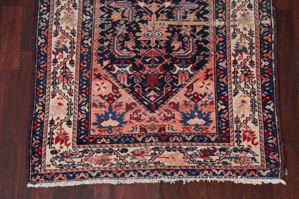 Antique Vegetable Dye Malayer Persian Runner Rug 3x17