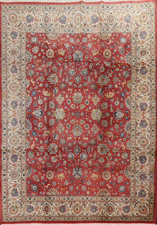 Vegetable Dye Tabriz Handmade Persian Rug 9x11