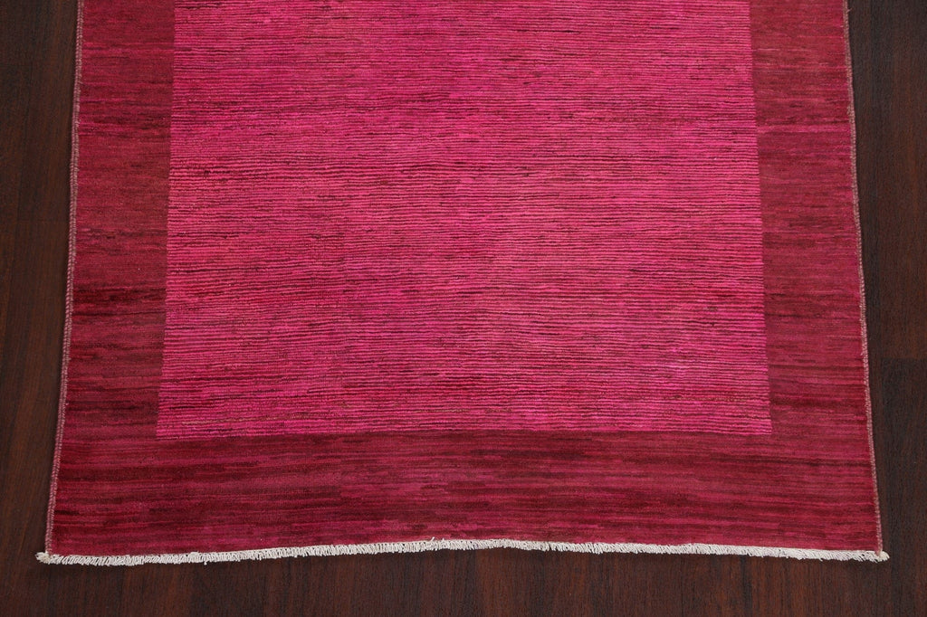 Contemporary Gabbeh Kashkoli Oriental Wool Rug 5x6