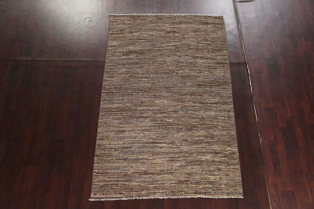 Contemporary Gabbeh Kashkoli Oriental Area Rug 5x8