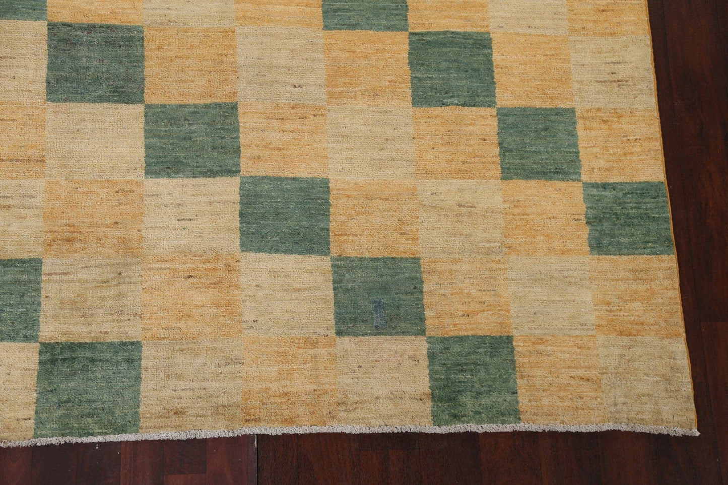 Checkered Gabbeh Kashkoli Oriental Area Rug 7x9